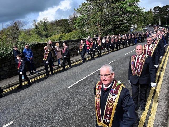 Apprentice Boys parade took place on Easter Monday in Lisburn.