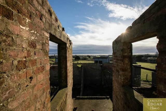 A view inside the control tower site by estate agents Carolyn Edgar Homes.