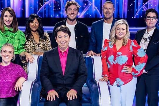Ellie Simmonds, Alex Jones, Ranvir Singh, Michael McIntyre, Seann Walsh, Paddy McGuinness, Rosie Ramsey and Sue Perkins