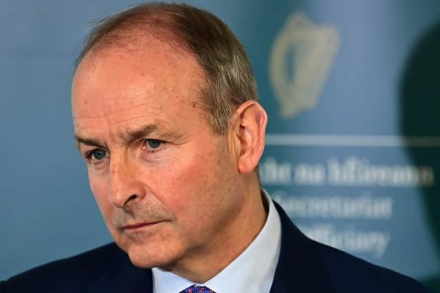 Taoiseach Micheal Martin pictured last October