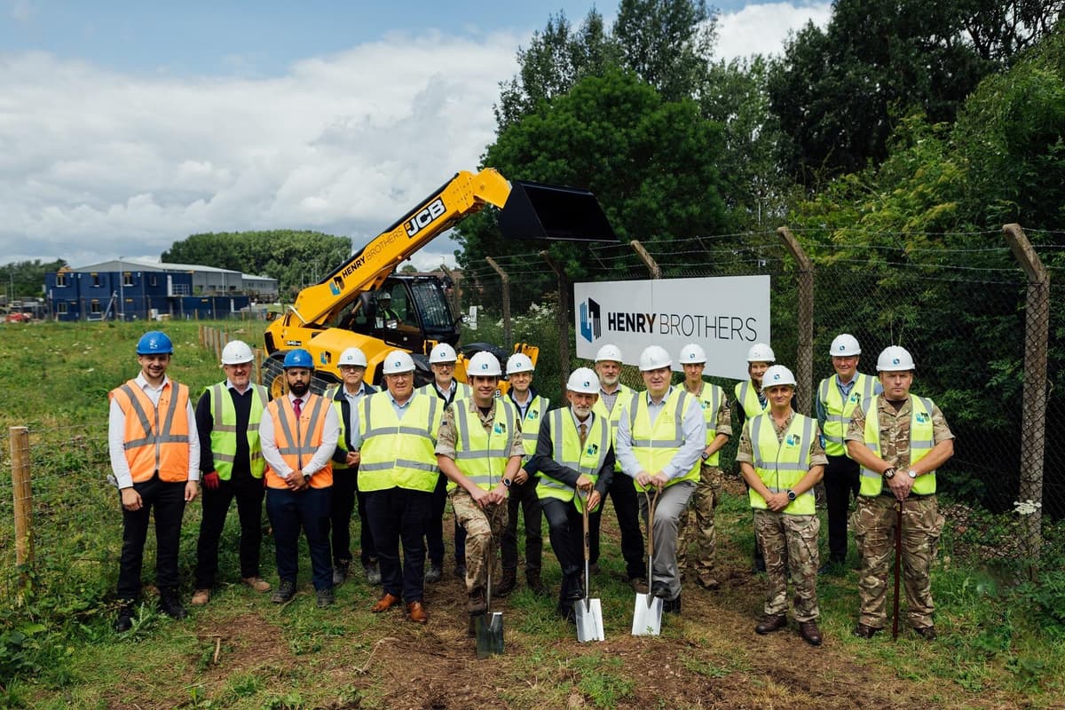 The Magherafelt company is delivering new facilities at the Ministry of Defence site for 280 (NATO) Signal Squadron