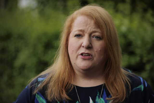 Justice Minister Naomi Long has distanced herself from guidance published by her department this week. Pic: Liam McBurney/PA Wire