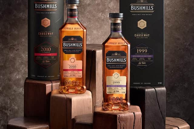 Bushmills single malt whiskey