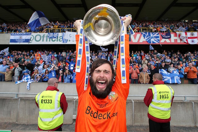 A landmark moment in Hamilton's managerial reign came in May 2014 when Glenavon defeated Ballymena United 2-1 in the Irish Cup final at Windsor Park. Goals from Kyle Neill and Mark Patton secured a first Irish Cup triumph for the club since 1996/97