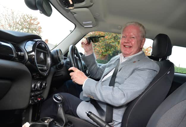 Former UTV continuity presenter Julian Simmons learned to drive in his early 50s