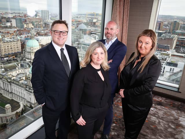 Mark Blair, Olivia O’Kane, Scott Kennedy and Julie Galbraith, executive partner