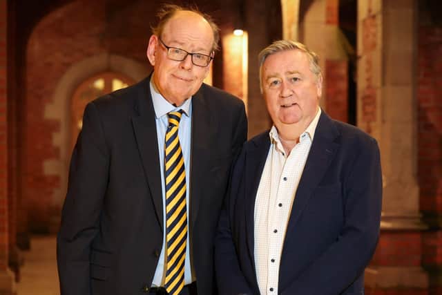 Ken Rohan Ireland Veteran Northern Ireland political journalists Ken Reid and Stephen ...
