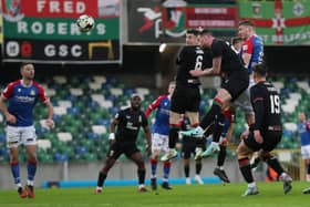 Glentoran and Linfield will meet for a fifth time this season in the Irish Cup semi-finals. PIC: INPHO/Brian Little