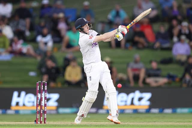 England's Harry Brook fell short of a fourth Test century in as many games but was more than satisfied with his runs haul.