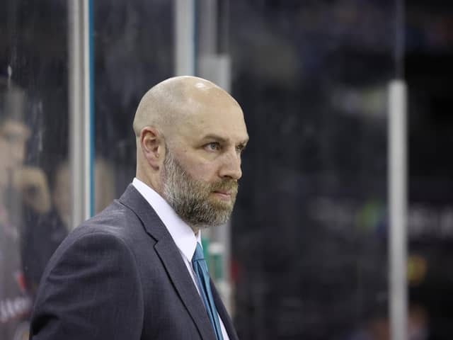 Belfast Giants assistant coach George Awada during a CHL at the SSE Arena, Belfast. Picture: @Press Eye/Darren Kidd