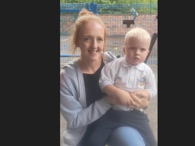 Sarah Martin from Newtownabbey says that her son, Ethan, aged 4, depends heavily on regular routine and his behaviour becomes very challenging when he cannot get to Hill Croft Special School.