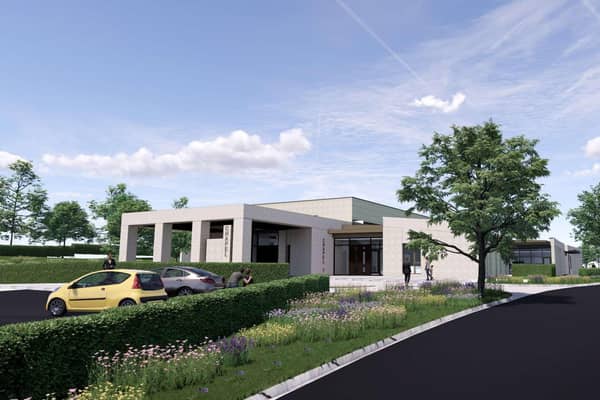 An impression of the new crematorium at Roselawn