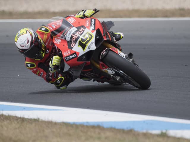 Alvaro Bautista has extended his lead in the World Superbike Championship after a treble at Catalunya in Spain.