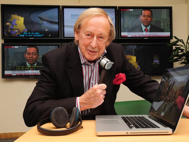 Broadcaster Walter Love pictured at the BBC in Belfast. Photo: Arthur Allison/Pacemaker