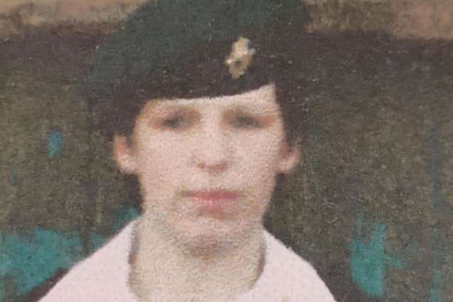 Jill Calvert served as a Greenfinch in the UDR from 1983 to 1986