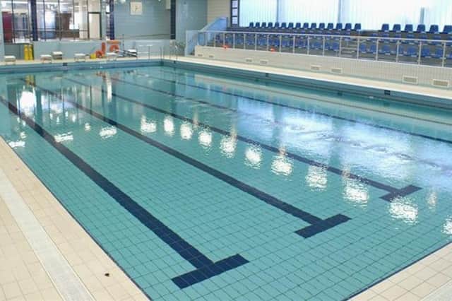 The swimming pool at the Orchard Leisure Centre
