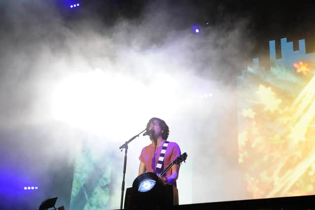 Snow Patrol at Boucher Road playing fields in 2013. Photo: Mark Marlow/Pacemaker Press