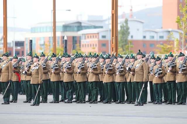The Royal Irish Regiment will exercise the Freedom of Ballymena which dates back to 1994