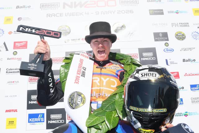 Storm Stacey won two races on his debut at the North West 200 this year. (Photo by Stephen Davison/Pacemaker Press)
