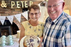 Peter and Cathy McCurdy who celebrated 50 years of marriage on Rathlin Island