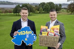 Robert ​Ryan, Lidl Ireland & Northern Ireland ​chief ​executive ​Officer and Gordon ​Cruikshanks, Lidl Northern Ireland regional managing director