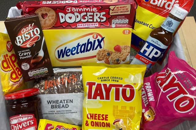 Some of the items for sale in O’Malley’s European Foods