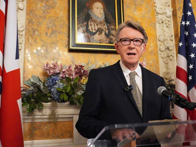 Lord Mandelson is not fit to be UK ambassador to the US. ​There is no doubt about his unwise association with Jeffrey Epstein