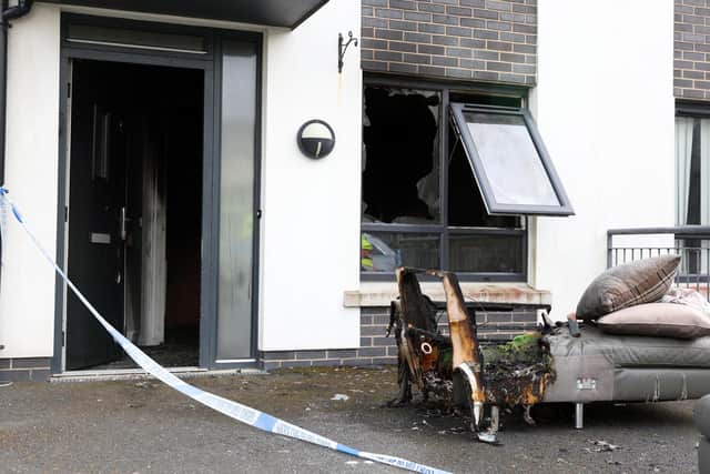 Detectives are appealing for information following an arson attack on a house in the Manse Court area of Saintfield in the early hours of this morning, Wednesday April 1