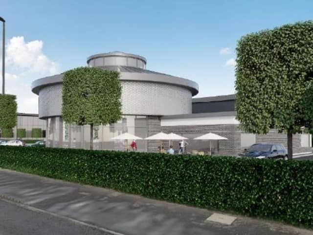 An artist's impression of the proposed new supermarket