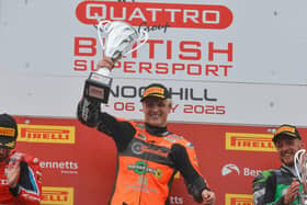 Rhys Irwin won the 2025 British Supersport title. (Photo by Ian Hopgood)