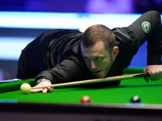 Mark Allen was defeated by Luca Brecel on Wednesday. PIC: Bradley Collyer/PA Wire.