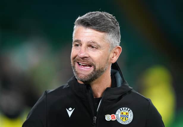 St Mirren manager Stephen Robinson. (Photo by Andrew Milligan/PA Wire)