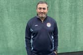 Institute manager Peter Hutton after Saturday's 5-0 loss to Annagh United. (Photo by Iconic Media Group)