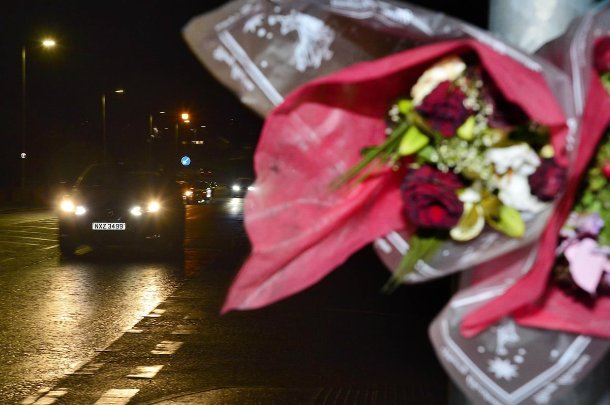 Three weeks after her brutal murder PSNI return to the scene asking motorists and pedestrians for information