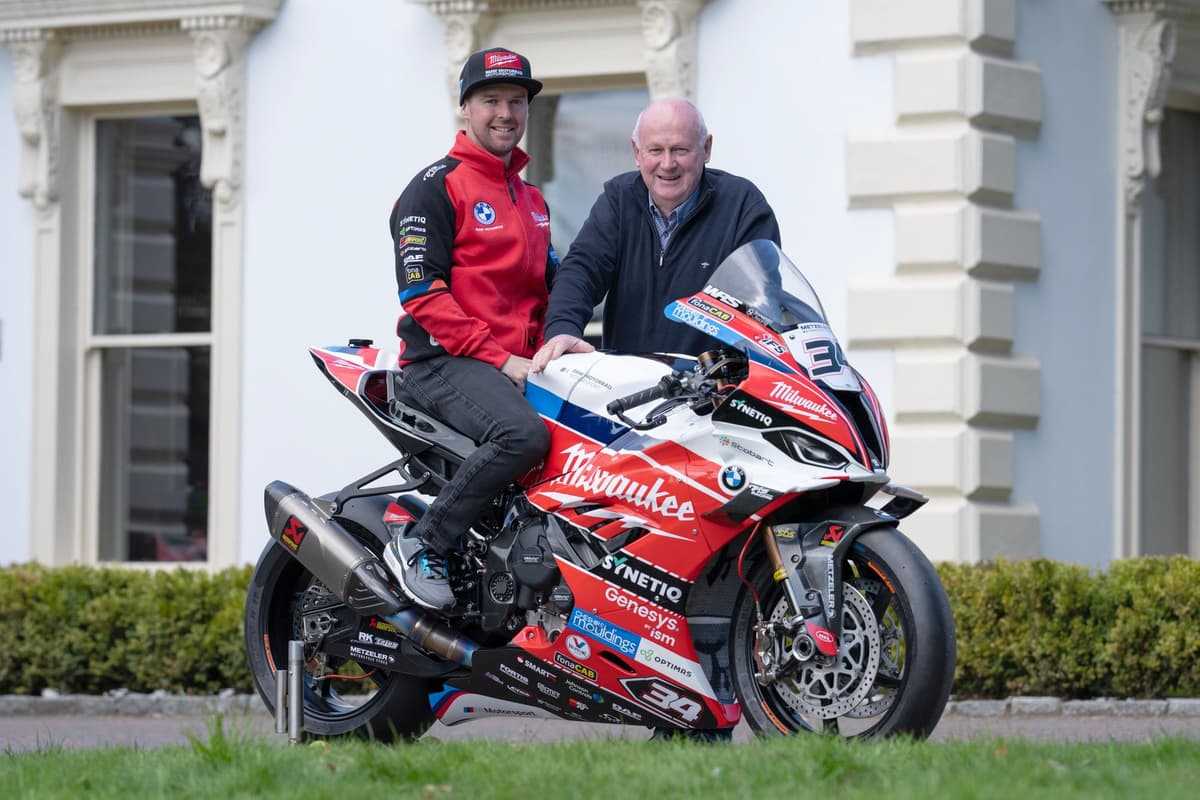 The 27-time NW200 winner will ride the Milwaukee-liveried BMW next month