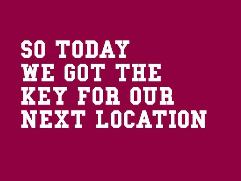 Slabz has revealed the location on social meida of its new Portrush shop after securing the keys to the former Ocean Deli premises