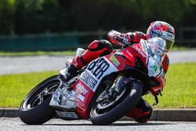 Glenn Irwin is gunning for a seventh Superbike victory in a row at the North West 200 today on the BeerMonster Ducati. Picture: David Maginnis/Pacemaker