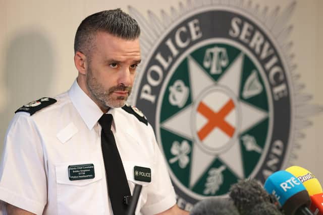 Deputy Chief Constable Bobby Singleton. Photo: Liam McBurney/PA Wire