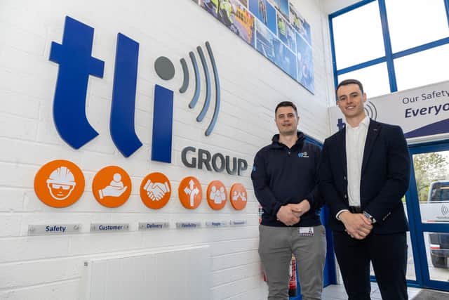 Paul Sweeney, GIS and data manager, TLI Group and Jack French, account manager, Esri Ireland