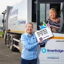 Waste and resource management company, RiverRidge, is returning as the waste management partner of this year’s Balmoral Show for the eighth consecutive year, in addition to returning as a sponsor. Pictured is Pamela Jordan, RiverRidge and Vickie White, RUAS