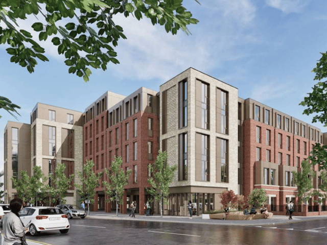 How the 556-bed student housing scheme is projected to look. Image: Graham Investment Projects