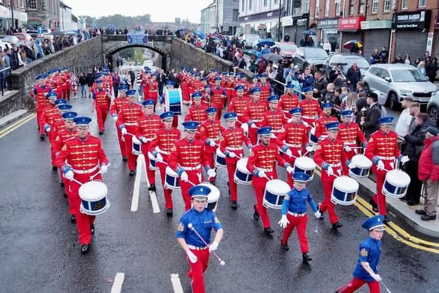 The Downshire Guiding Star Flute in the major annual competition in the town last September.