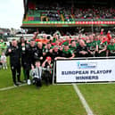 Glentoran won last season's European play-off after beating Cliftonville. PIC: INPHO/Stephen Hamilton
