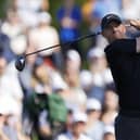 Northern Ireland's Rory McIlroy plays his shot from the 16th tee during the first round of The Players Championship on the Stadium Course at TPC Sawgrass