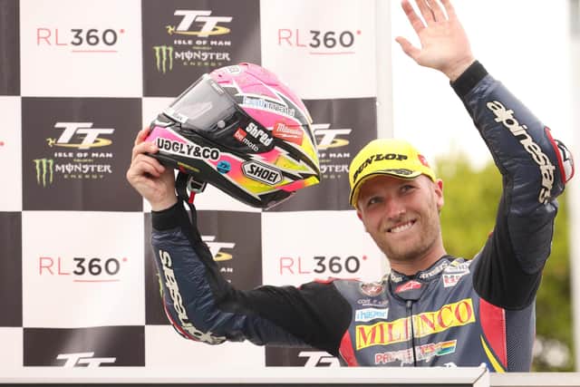 England's Davey Todd claimed his first podium at the Isle of Man TT with third in the Superstock race in June.