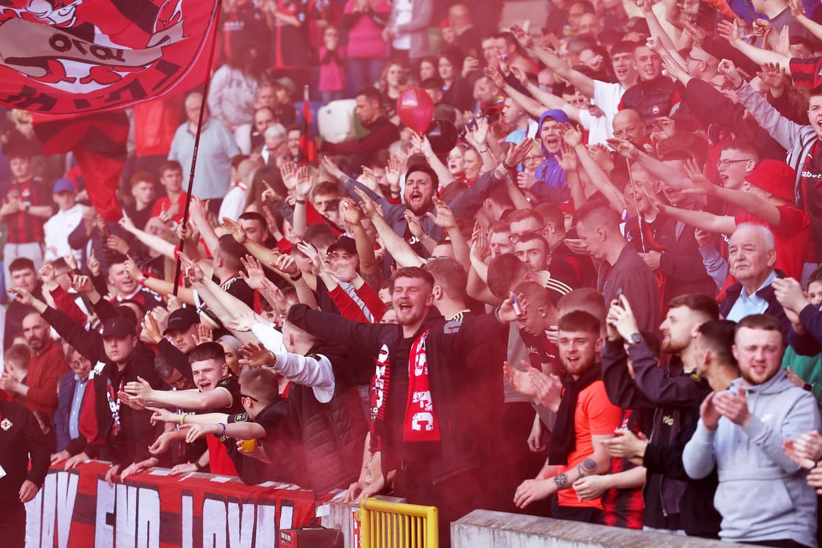 YEAR IN REVIEW: Crusaders fans celebrate as Stephen Baxter's side retain Irish Cup crown by beating Ballymena United
