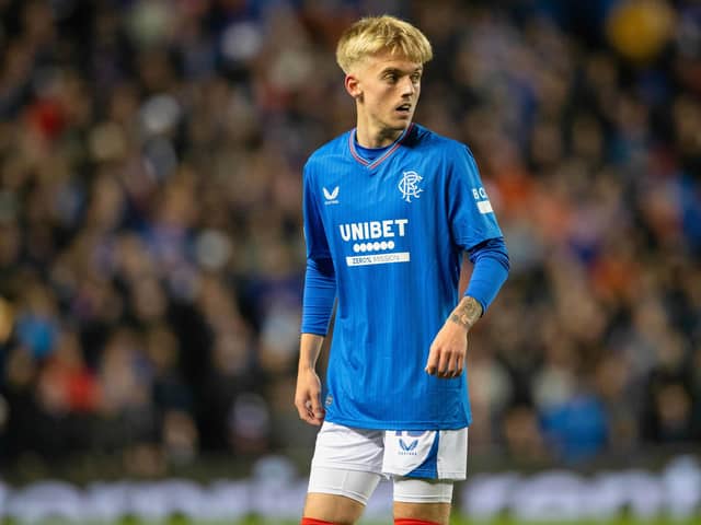 Northern Ireland international Ross McCausland on show for Rangers. (Photo by Alan Harvey/SNS Group)