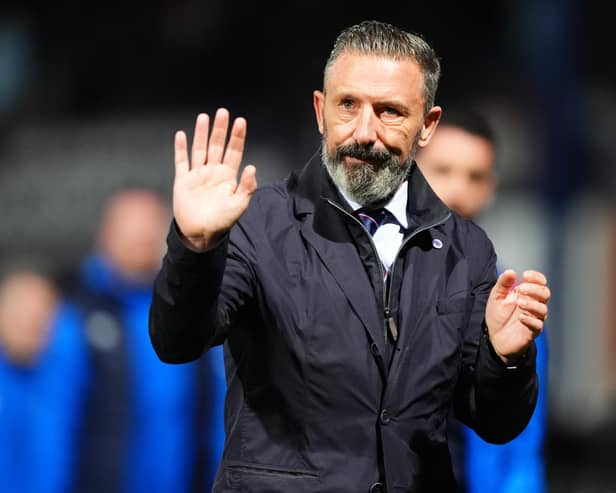 Rangers manager Derek McInnes will face former club Hearts in the Scottish Premiership on Wednesday at Tynecastle Park. (Photo by Andrew Milligan/Press Association)