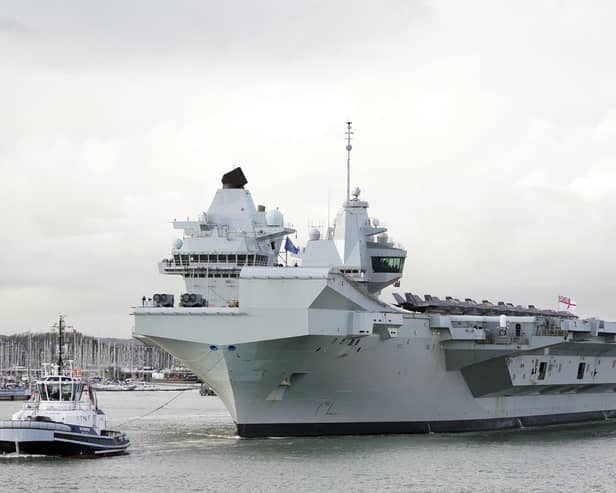 The departure of the Royal Navy aircraft carrier HMS Queen Elizabeth to lead the largest Nato exercise since the Cold War has been cancelled at the last minute after an "issue" with a propeller shaft was spotted during final checks