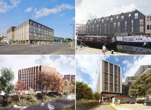 Some of the student accomodation set to spring up in the Capital in the coming years.